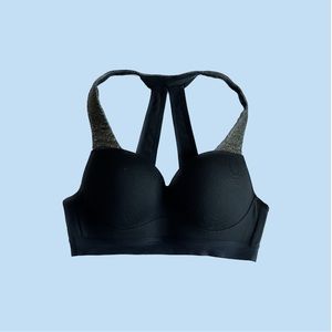 Victoria’s Secret VSX Women’s Black and Gold Shimmer Sports Bra